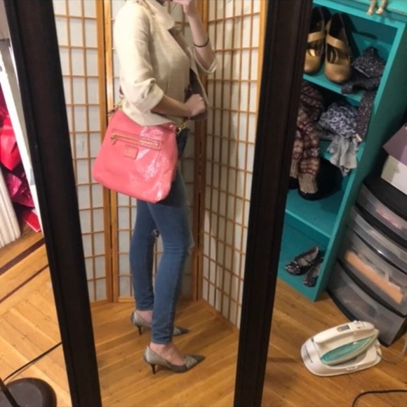 NWT Coach Daisy leather convertible purse Coral Crossbody purse bag - Picture 2 of 12